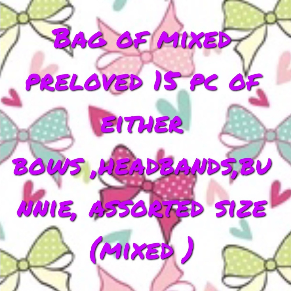 Girl accessories miscellaneous preloved super cute